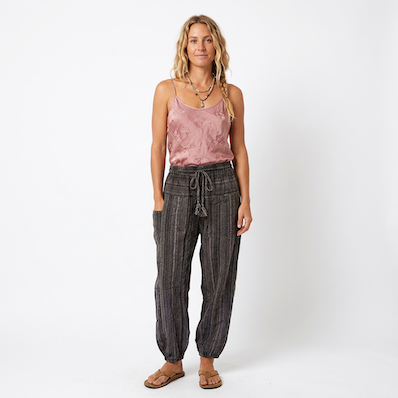 Cotton Stonewash Women Yoga Trouser